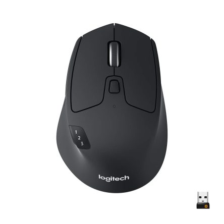 Logitech M720 Triathlon Bluetooth Optical Mouse 1000 dpi Black